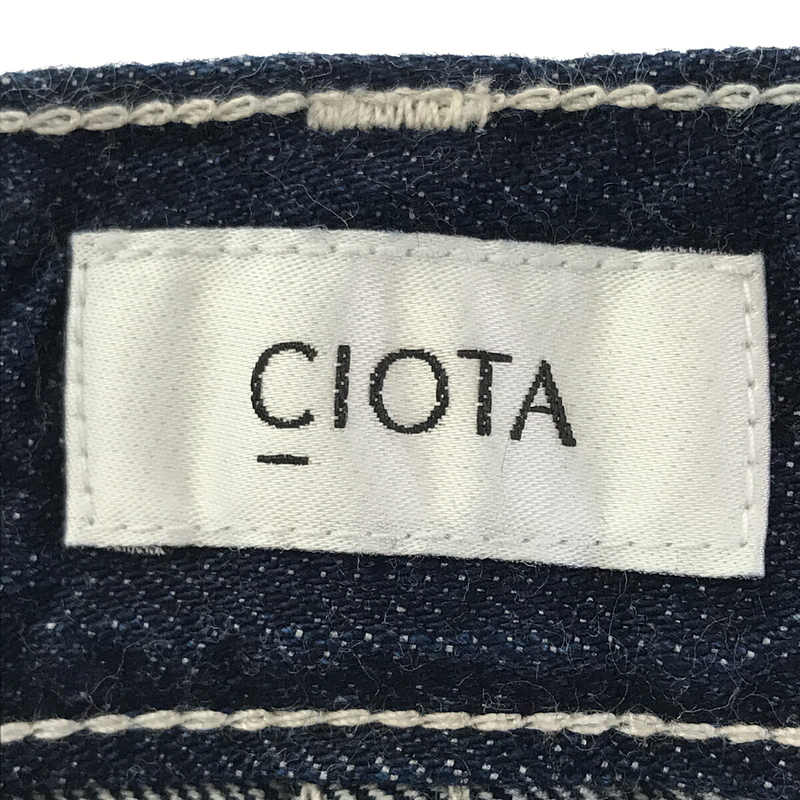 CIOTA / シオタ スビンコットン 11.5oz デニム ベイカーパンツ