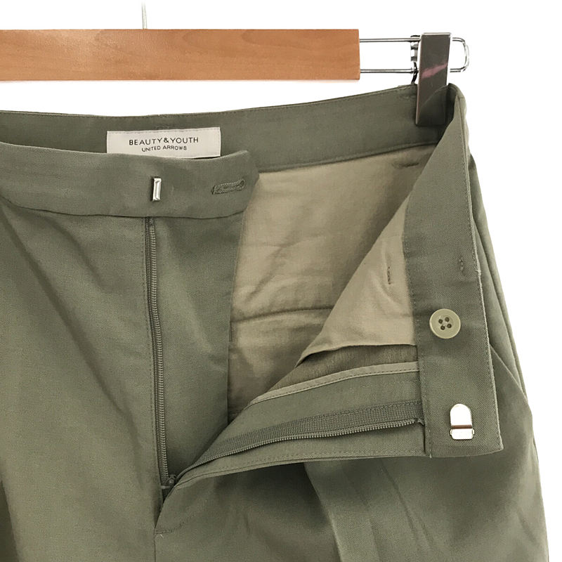 BEAUTY&YOUTH / ビューティーアンドユース ラチネ タック テーパード パンツ