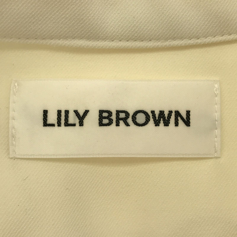 LILY BROWN / リリーブラウン スイッチングレースロングスリーブブラウス