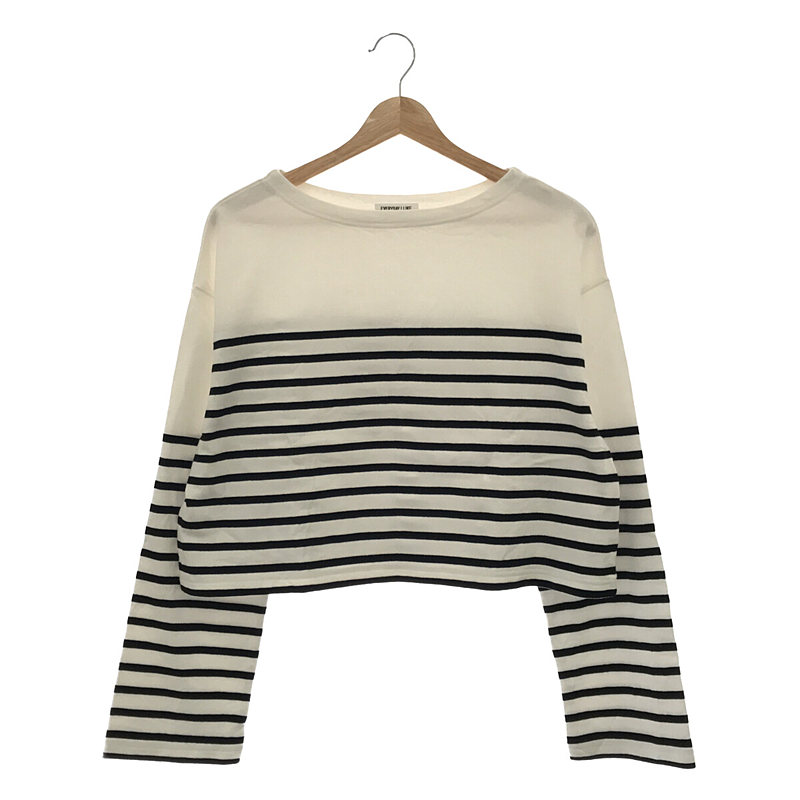 Cropped Stripe Tシャツ | ブランド古着の買取・委託販売 KLD USED