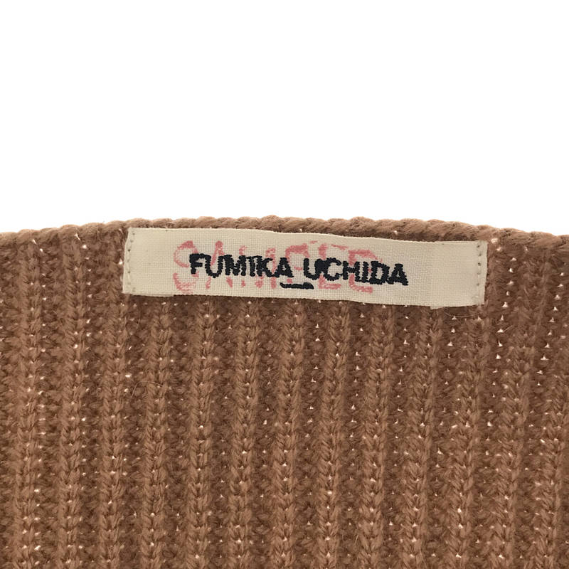 FUMIKA UCHIDA / フミカウチダ CASHMERE BOAT NECK SWEATER ニット