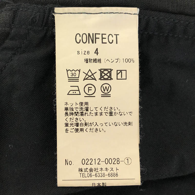 CONFECT / コンフェクト ハードマンズ ヘンプ ワークパンツ