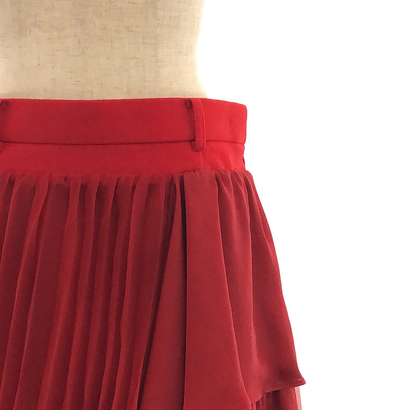 sacai / サカイ Satin Mix Chiffon Mix Skirt 2