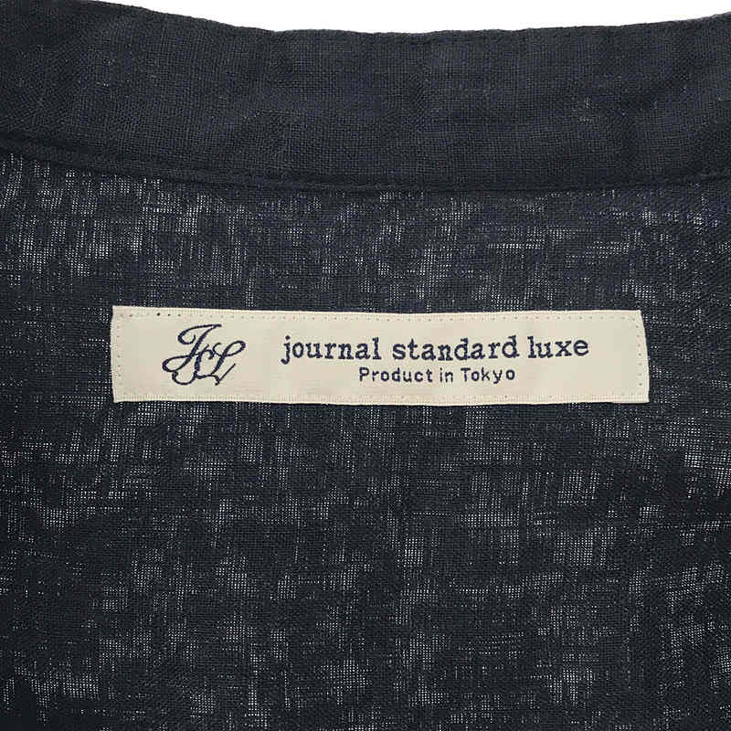 journal standard luxe / ジャーナルスタンダードラックス 60リネン スタンドカラー シャツ