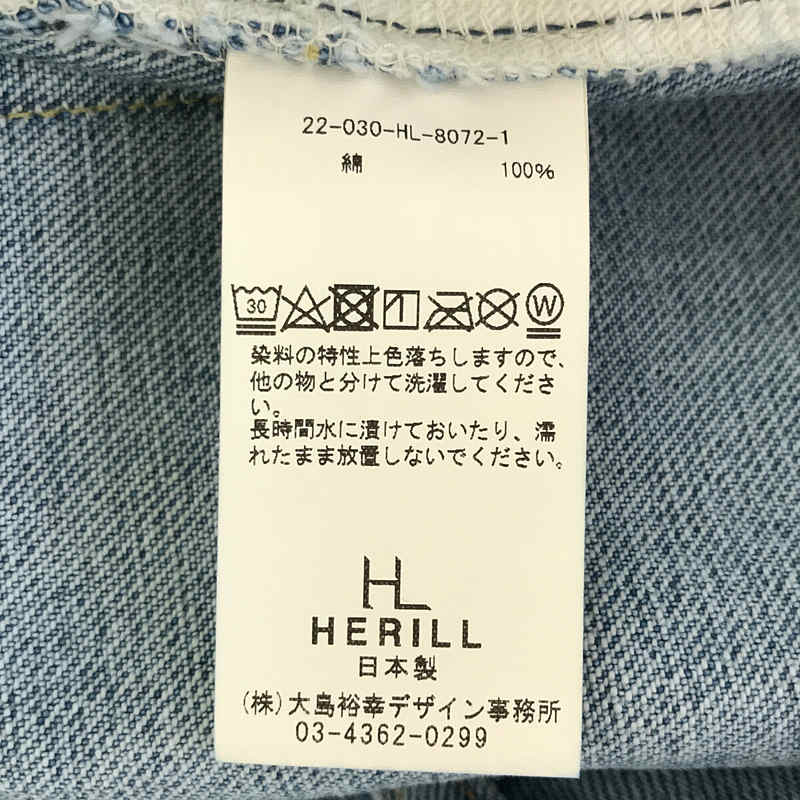 HERILL / ヘリル HL Denimwashes Tuck 4PK 別注デニムウォッシーズタック4PK