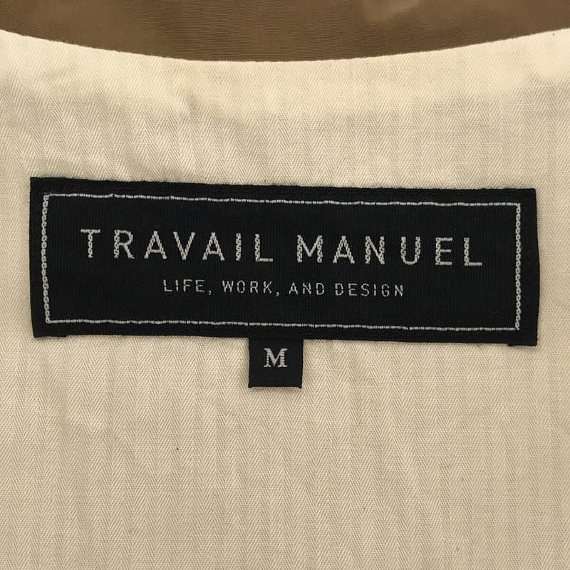 TRAVAIL MANUEL / トラバイユマニュアル テーラード コート