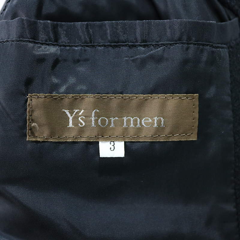 Y's for men / ワイズフォーメン メルトンジップアップジャケット