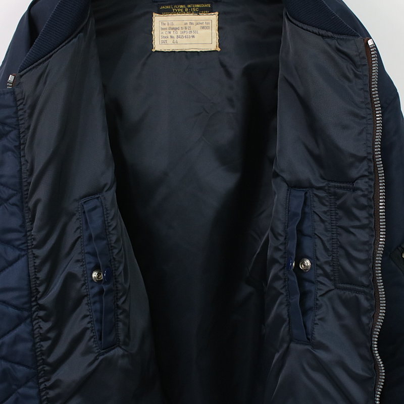 BUZZ RICKSON'S / バズリクソンズ B-15C Mod FLIGHT JACKET ビンテージフライトジャケット