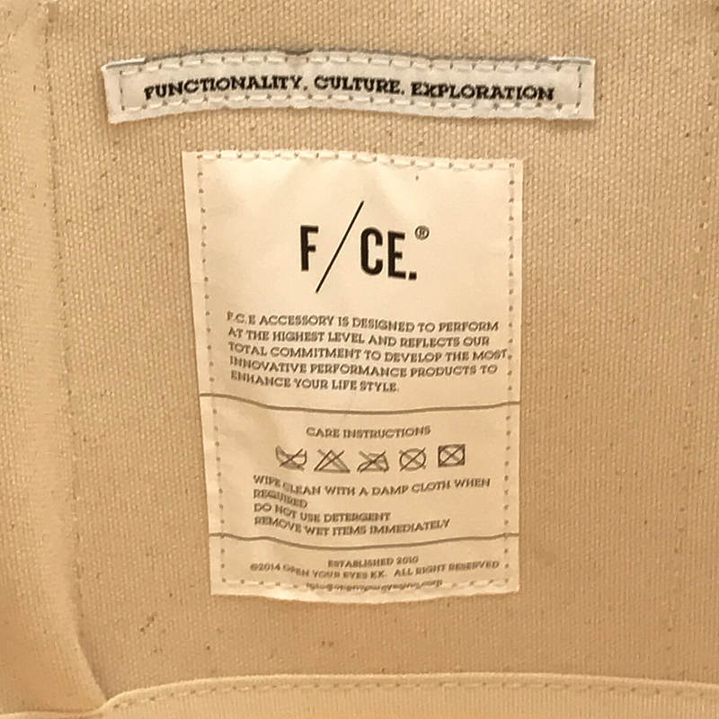 F/CE. / エフシーイー W.R CANVAS BIG TOTE 撥水 キャンバス ビッグ トートバッグ