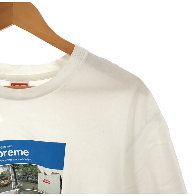 純正限定Supreme Verify Tee white 白　M Tシャツ/カットソー(半袖/袖なし)