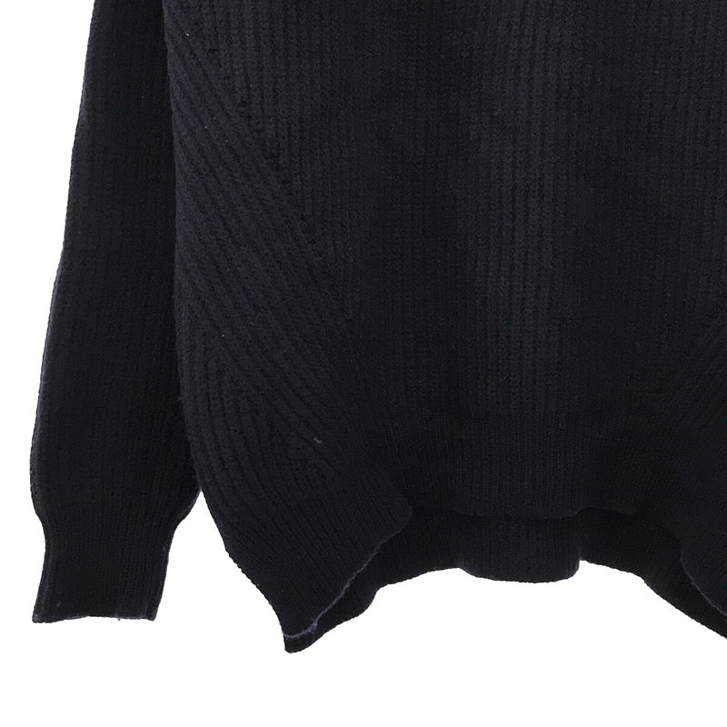 JOHN MASON SMITH / ジョンメイソンスミス ウール ローゲージ 畦編み タートルネック ニット セーター