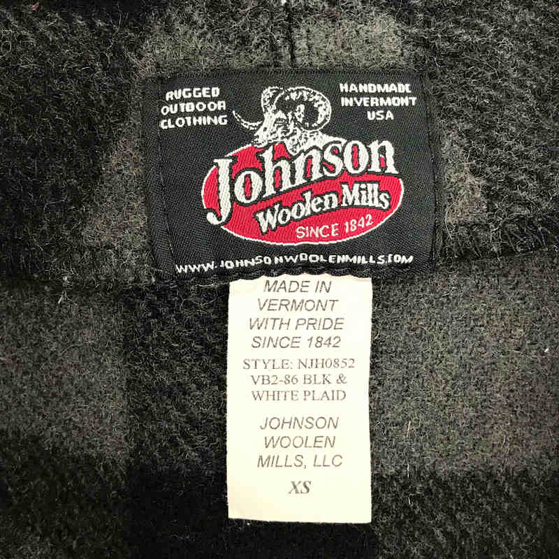 Johnson Woolen Mills / ジョンソンウーレンミルズ ウール バッファローチェック ベスト