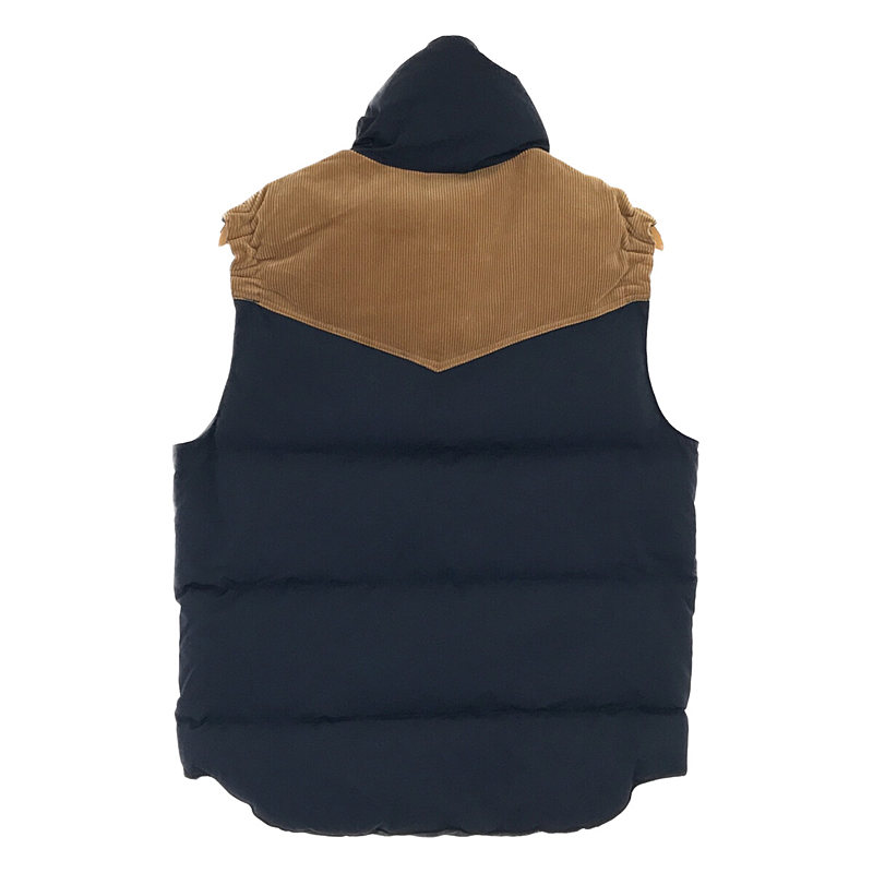 2.5 LAYER DOWN VEST コーデュロイ ナイロン 切替 ダウン ベストSOPHNET. / ソフネット