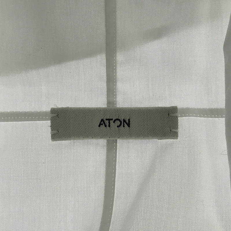 ATON / エイトン スビンローンオーバーサイズタートルネックシャツ