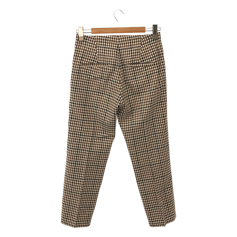 IENA / イエナ メランジチェックスティックパンツ