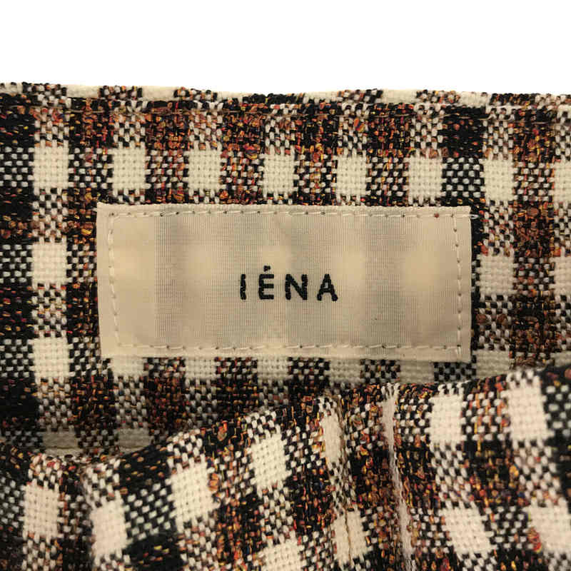 IENA / イエナ メランジチェックスティックパンツ