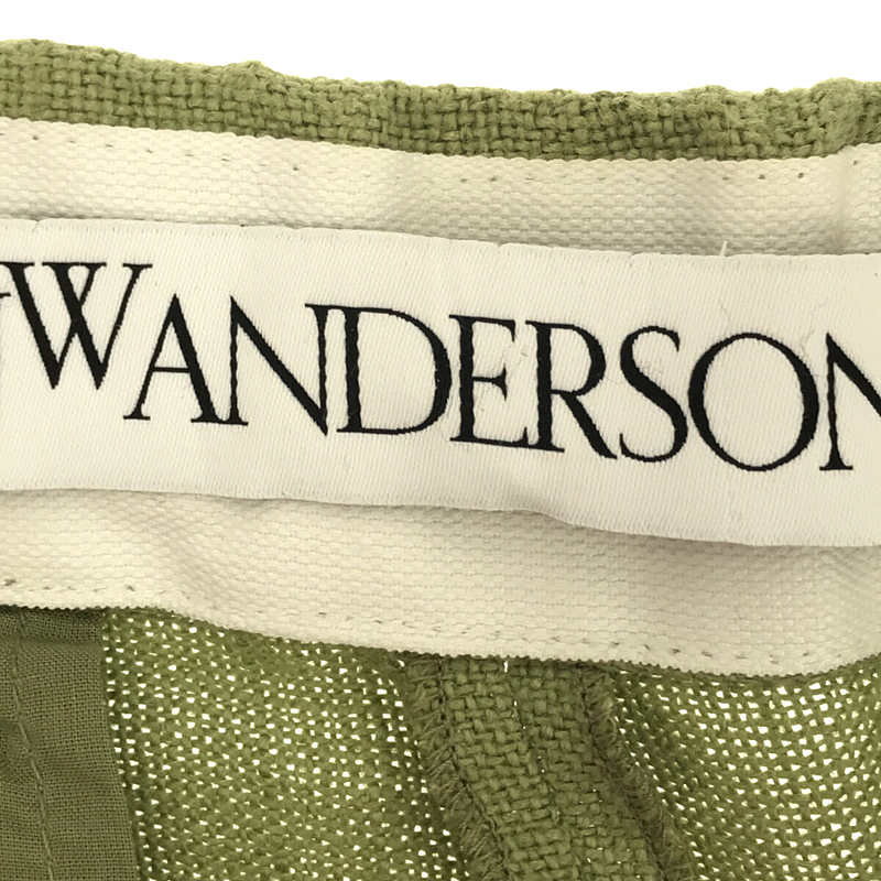 JW Anderson / ジェイダブルアンダーソン イタリア製 リネン パッチワーク イージー ショート パンツ Look使用