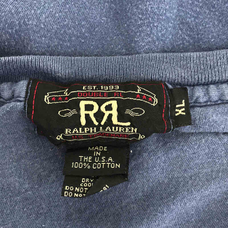 RRL / ダブルアールエル 90s USA製 三ツ星タグ コットン トラックプリント Tシャツ