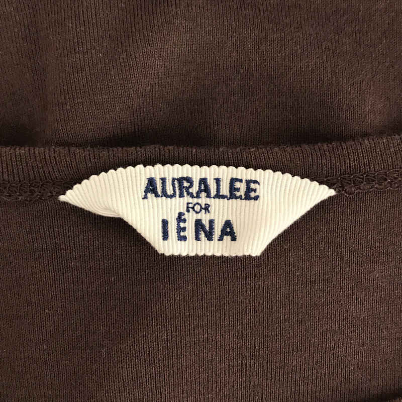 AURALEE / オーラリー AURALEE FOR IENA コットン 長袖カットソー Ｔシャツ br