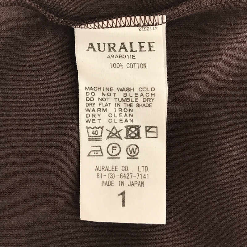 AURALEE / オーラリー AURALEE FOR IENA コットン 長袖カットソー Ｔシャツ br