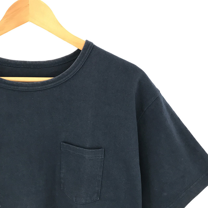 BONCOURA / ボンクラ HEAVY WEIGHT POCKET TEE ヘビーウェイト クルーネック 胸ポケット Tシャツ  navy