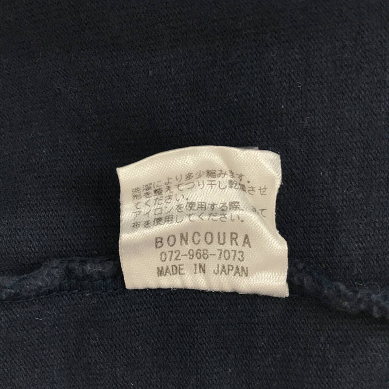 BONCOURA / ボンクラ HEAVY WEIGHT POCKET TEE ヘビーウェイト クルーネック 胸ポケット Tシャツ  navy