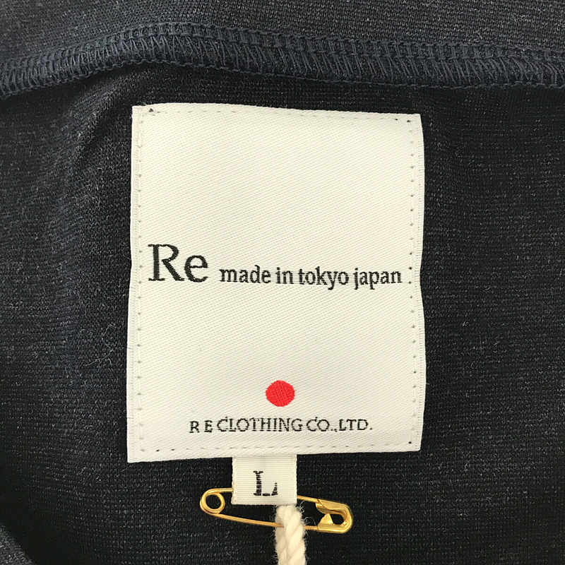 RE made in tokyo japan / アールイーメイドイントウキョウジャパン DRESS JERSEY WIDE T-SHIRT ドレス ジャージー ワイド Tシャツ