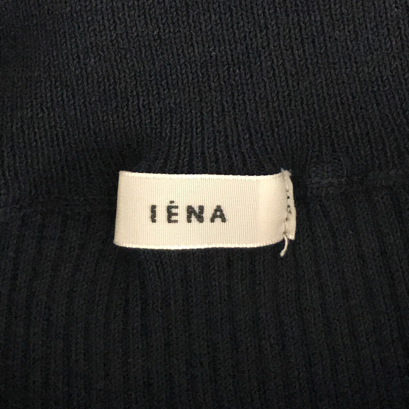 IENA / イエナ レースツキハイネックリブプルオーバー ニット