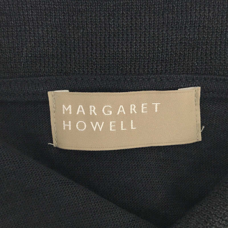 MARGARET HOWELL / マーガレットハウエル LINEN JERSEY POLO/リネン ジャージー ポロ ニットシアーポロシャツ