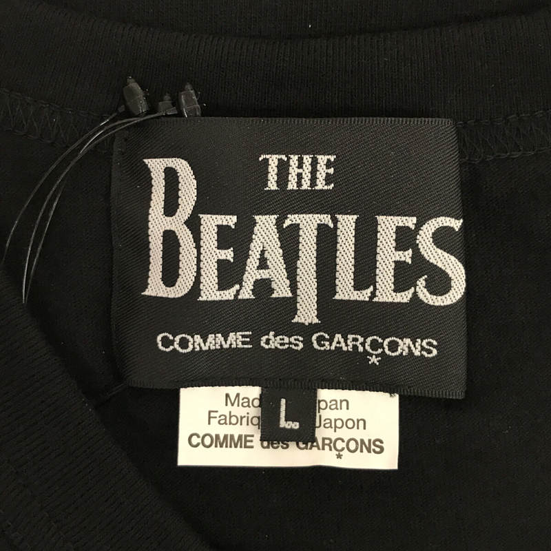 THE BEATLES COMME des GARCONS / ザ・ビートルズ コムデギャルソン THE BEATLES ロゴプリントTシャツ 袋付き