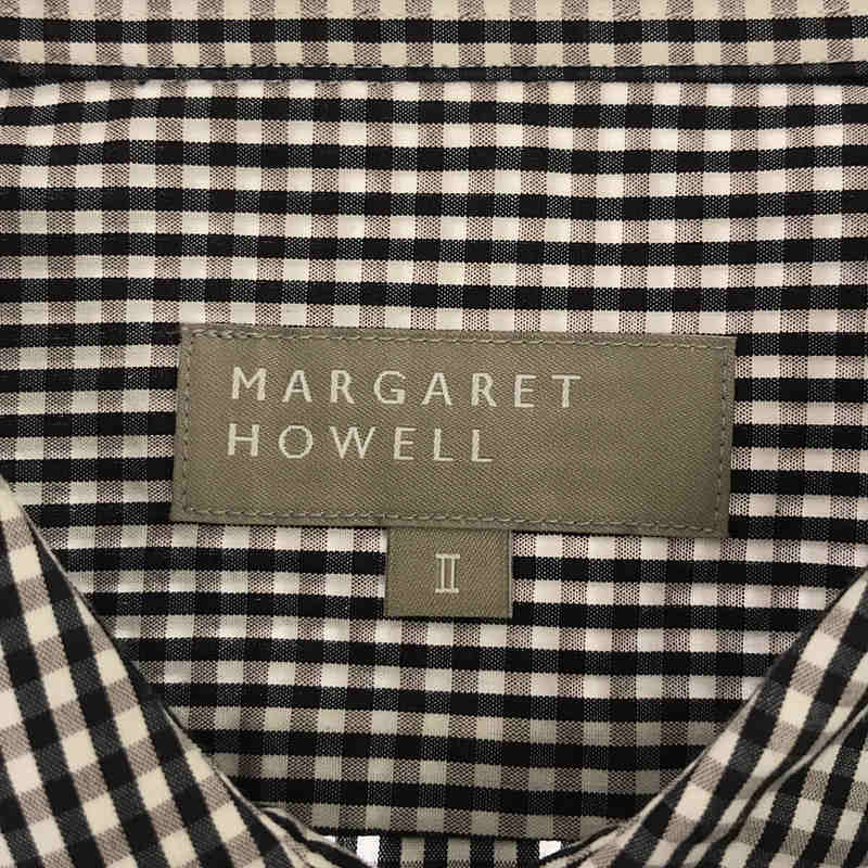 MARGARET HOWELL / マーガレットハウエル ギンガムチェック コットン シャツ