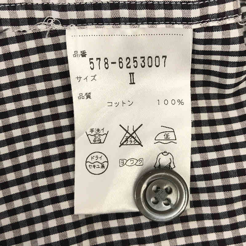 MARGARET HOWELL / マーガレットハウエル ギンガムチェック コットン シャツ