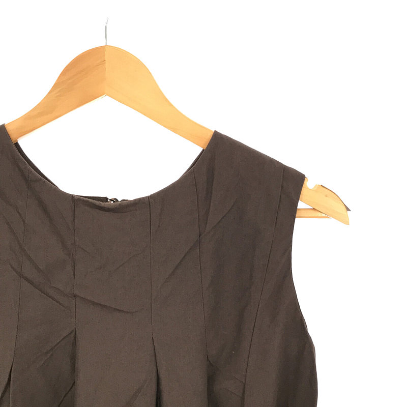 MARNI / マルニ コットン ボックスプリーツ ノースリーブ チュニック