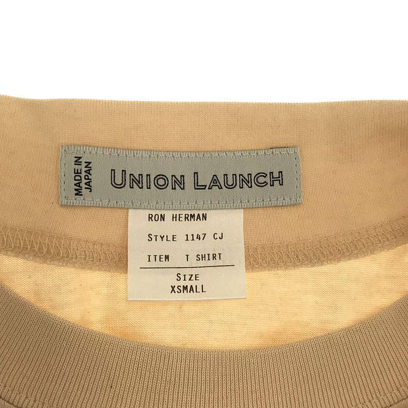 UNION LAUNCH / ユニオンランチ Crew Neck Pack Tee コットン クルーネック パック Tシャツ バッグ付き