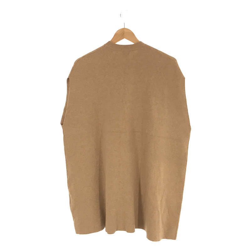 6(ROKU) COTTON WOOL KNIT PONCHO ベスト ジレrinのレディースアイテム 