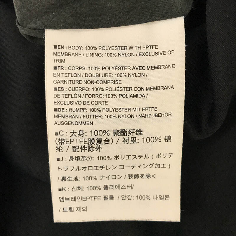 ARC'TERYX VEILANCE / アークテリクス ヴェイランス Blazer LT ブレザーエルティー ポリエステル ストレッチ 2B ソフト ジャケット 撥水