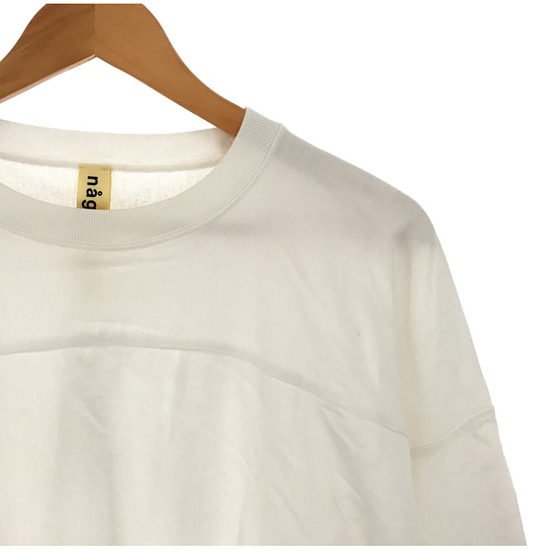 nagonstans / ナゴンスタンス Compact Sweat ベースボール チュニック コットン スウェット ドロスト ワンピース