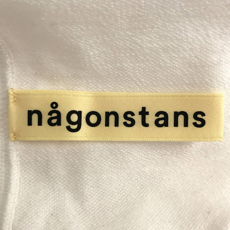 nagonstans / ナゴンスタンス Compact Sweat ベースボール チュニック コットン スウェット ドロスト ワンピース