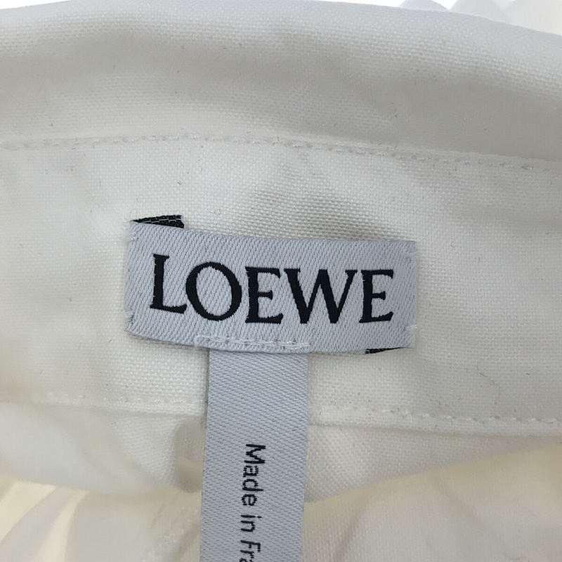 LOEWE / ロエベ フランス製 コットン パッチワーク ロング シャツ ワンピース ドレス