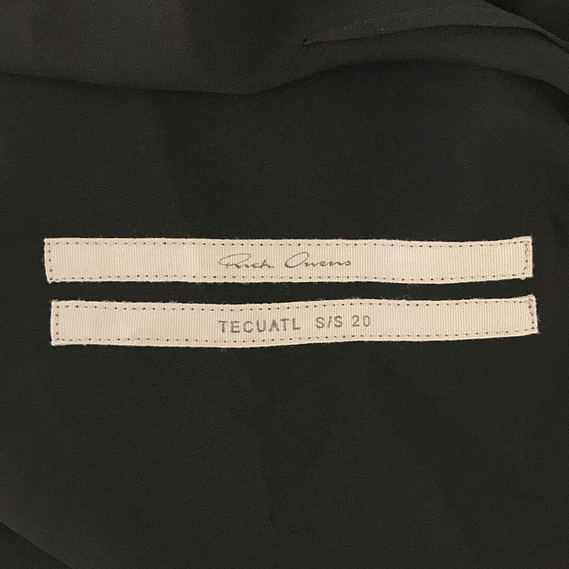 Rick Owens / リックオウエンス ドレープ ジャケット シルクシップ羽織り ポンチョ