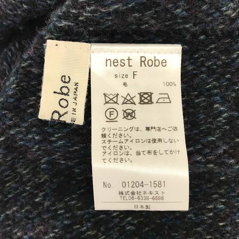 nest robe / ネストローブ メランジヤーンオフタートルプルオーバー ニット セーター
