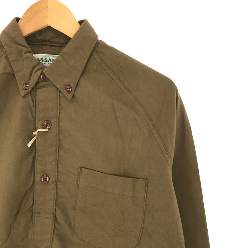 SASSAFRAS / ササフラス Wheel Barrow Shell Shirt cotton プルオーバー ウィールバロー シェル シャツ SF-211859