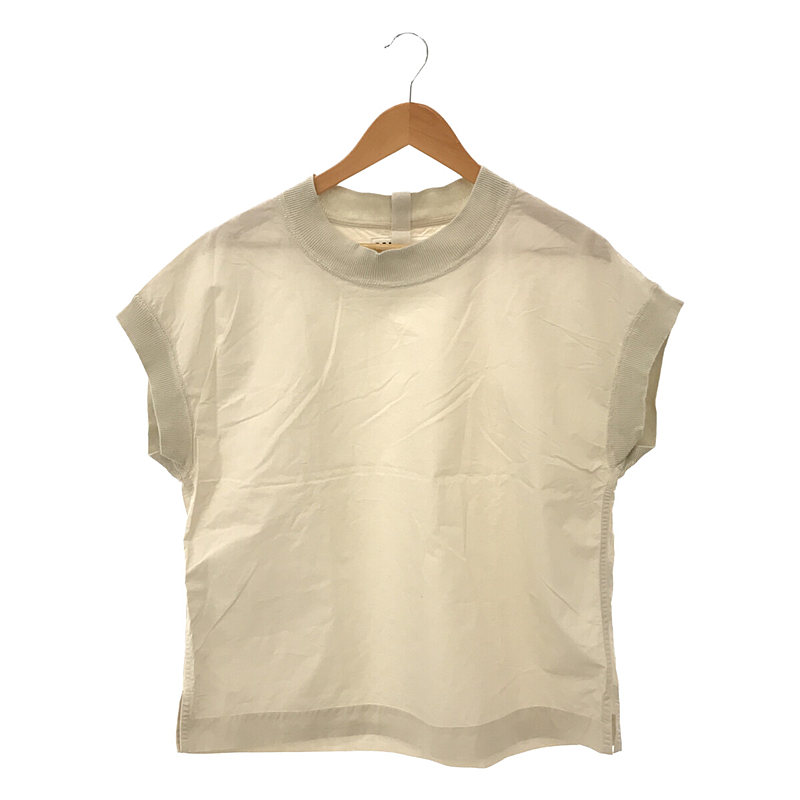 メーカー直送品 MHL HIGHCOUNT COTTON LINEN ノースリーブTシャツ