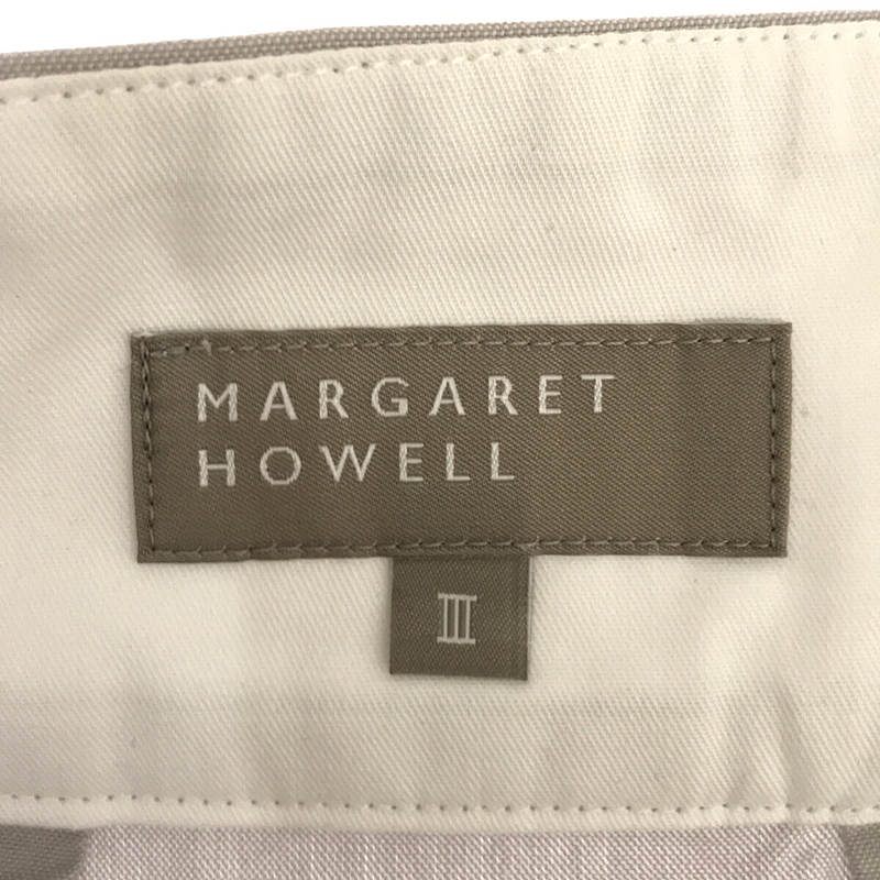 MARGARET HOWELL / マーガレットハウエル コットン タック入り フレア スカート