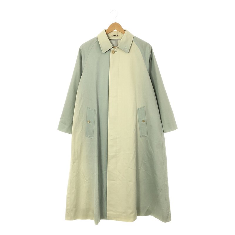 WASHED FINX GRADATION DYED LONG COAT / ウォッシュドフィンクスグラデーションダイロングコート