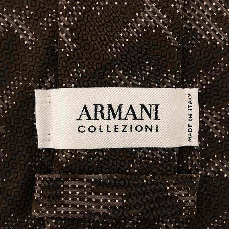 ARMANI COLLEZIONI / アルマーニコレツォーニ イタリア製 シルク 総柄 ネクタイ