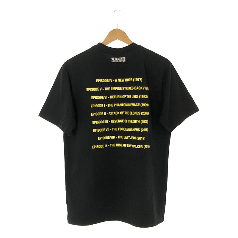 VETEMENTS / ヴェトモン ×STAR WARS VSW LOGO EPISODE T-SHIRTプリント Tシャツ