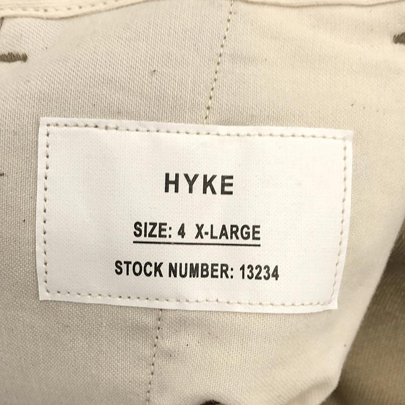 HYKE / ハイク COTTON TWILL ARMY / ツイル アーミー チノ パンツ