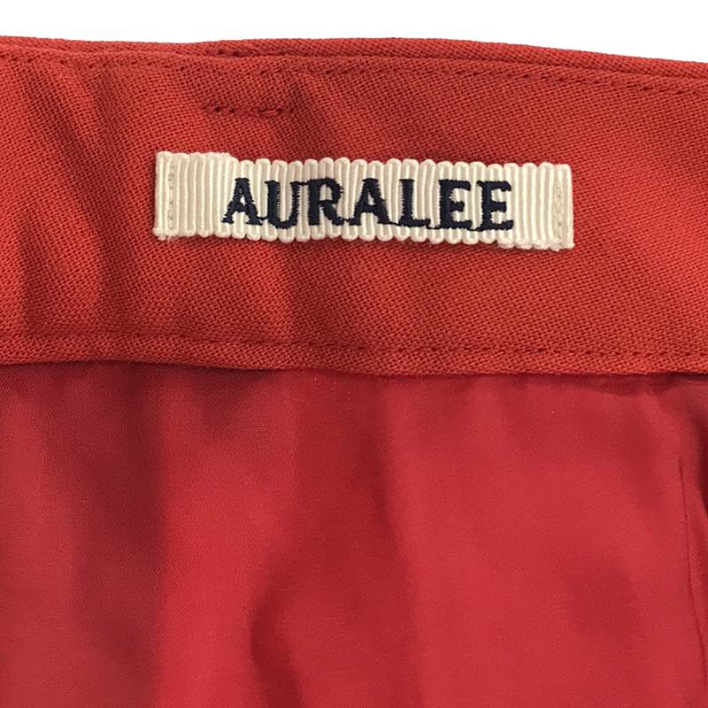 AURALEE / オーラリー TENSE WOOL DOUBLE CLOTH SLACKS / テンスウール ダブルクロス スラックス パンツ