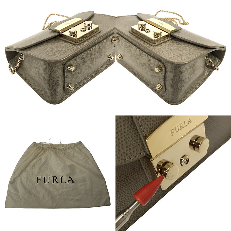 FURLA / フルラ メトロポリス チェーンショルダーバッグ